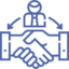 Representation in negotiations of a resolution.